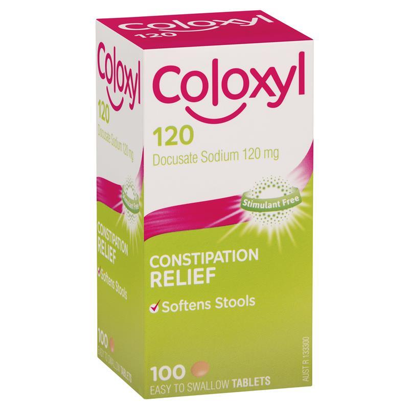 Load image into Gallery viewer, Coloxyl 120mg 100 Tablets Filmcoat
