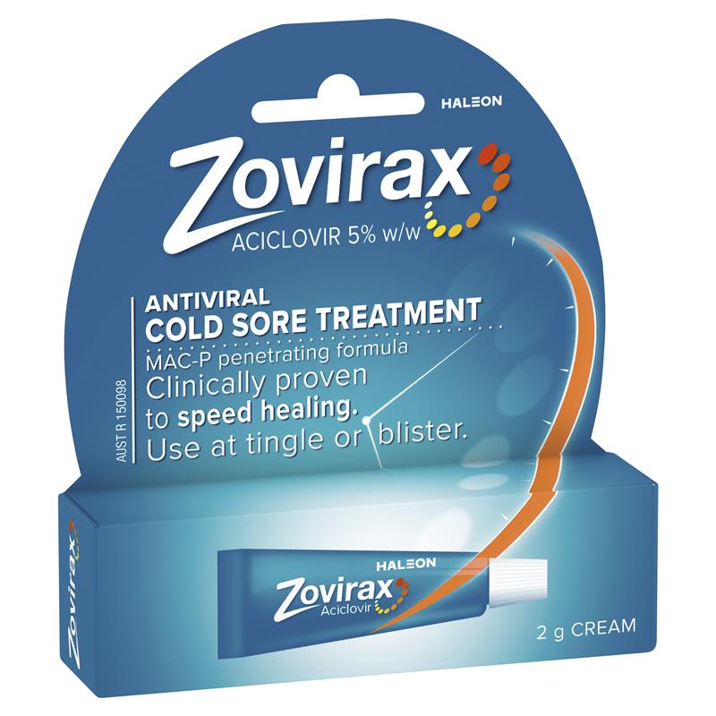 Load image into Gallery viewer, Zovirax Cold Sore Cream Tube 2g
