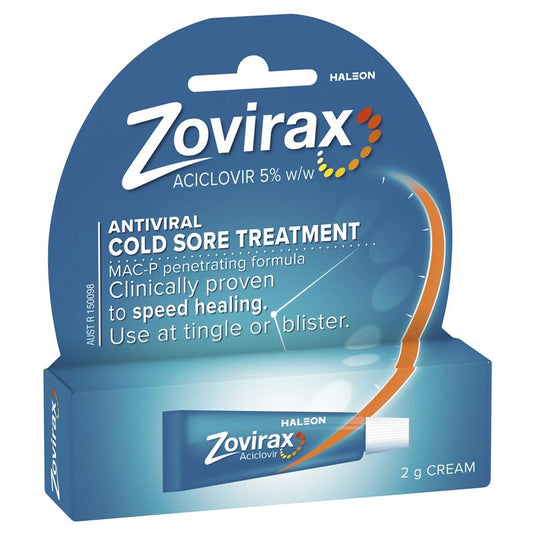 Zovirax Cold Sore Cream Tube 2g