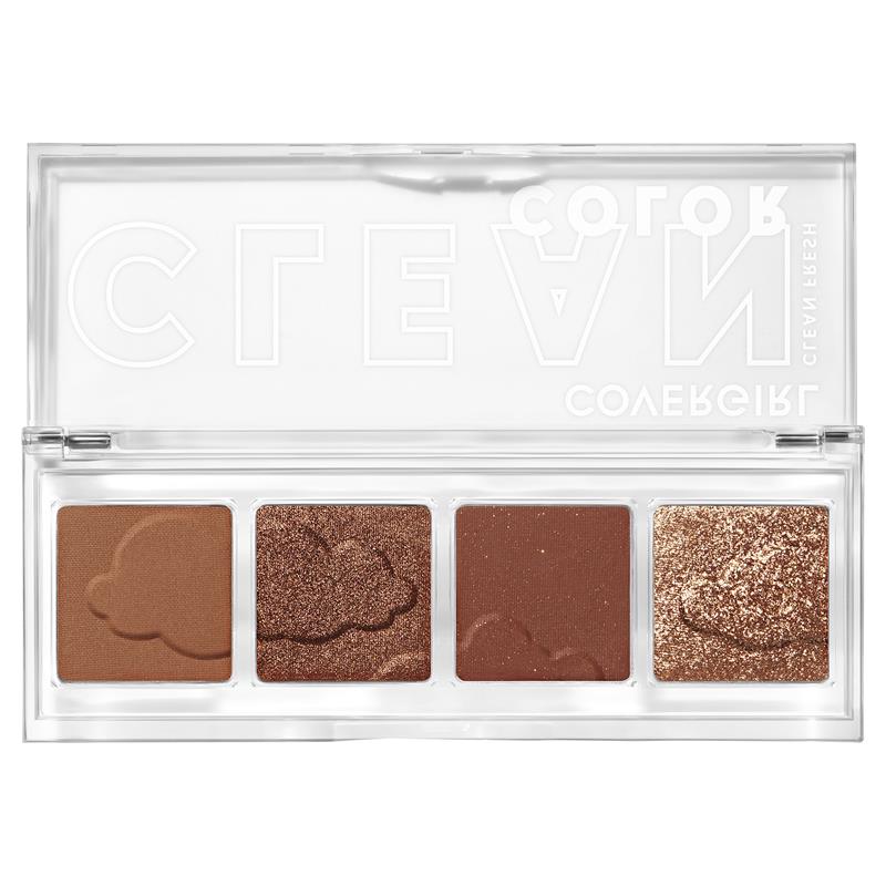 Load image into Gallery viewer, Covergirl Clean Colour Eyeshadow Quad #252 Spiced Copper
