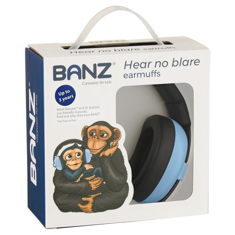 Load image into Gallery viewer, Banz Ear Muffs Mini 3+ Months to 2 Years Sky Blue
