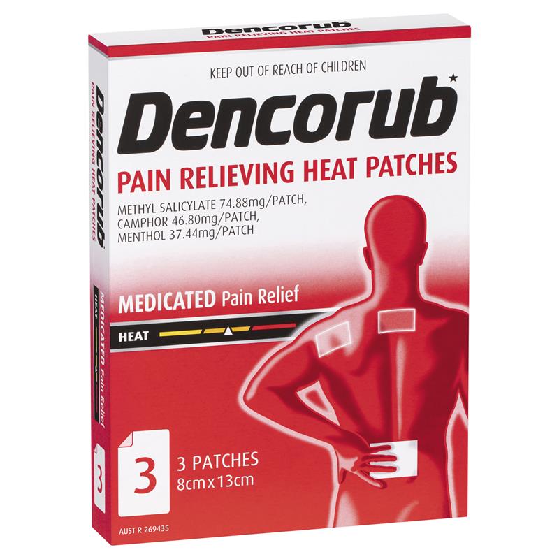 Load image into Gallery viewer, Dencorub Pain Relieving Heat Patch 3 Pack
