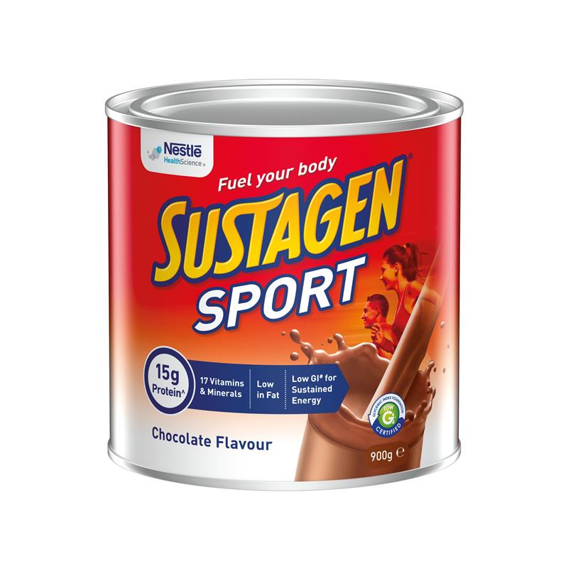 Load image into Gallery viewer, Sustagen Sports Nutrition Powder Supplement Chocolate Flavour 910g
