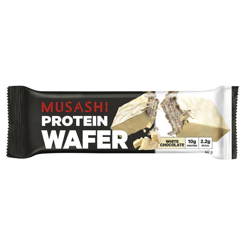 Load image into Gallery viewer, Musashi Protein Wafer White Chocolate 40g
