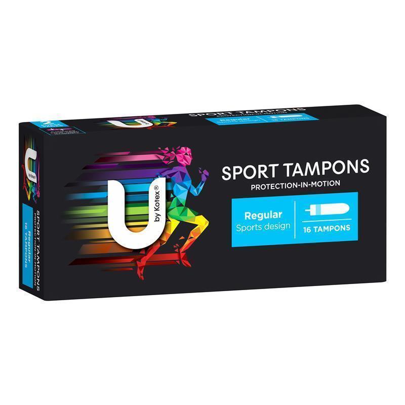 Load image into Gallery viewer, U By Kotex Sport Tampons Regular 16 Pack
