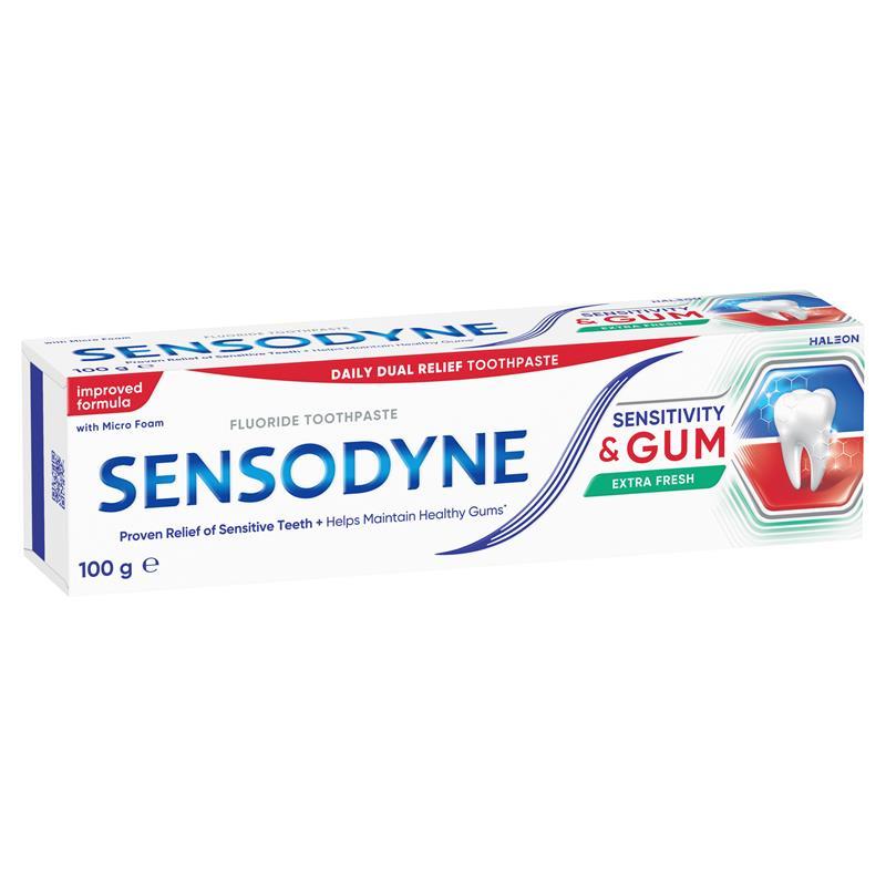 Load image into Gallery viewer, Sensodyne Toothpaste Sensitivity &amp; Gum Extra Fresh 100g NEW
