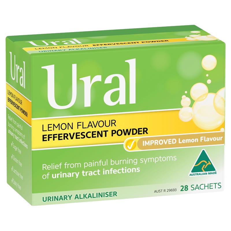 Load image into Gallery viewer, Ural Effervescent Powder Lemon 28 Sachets
