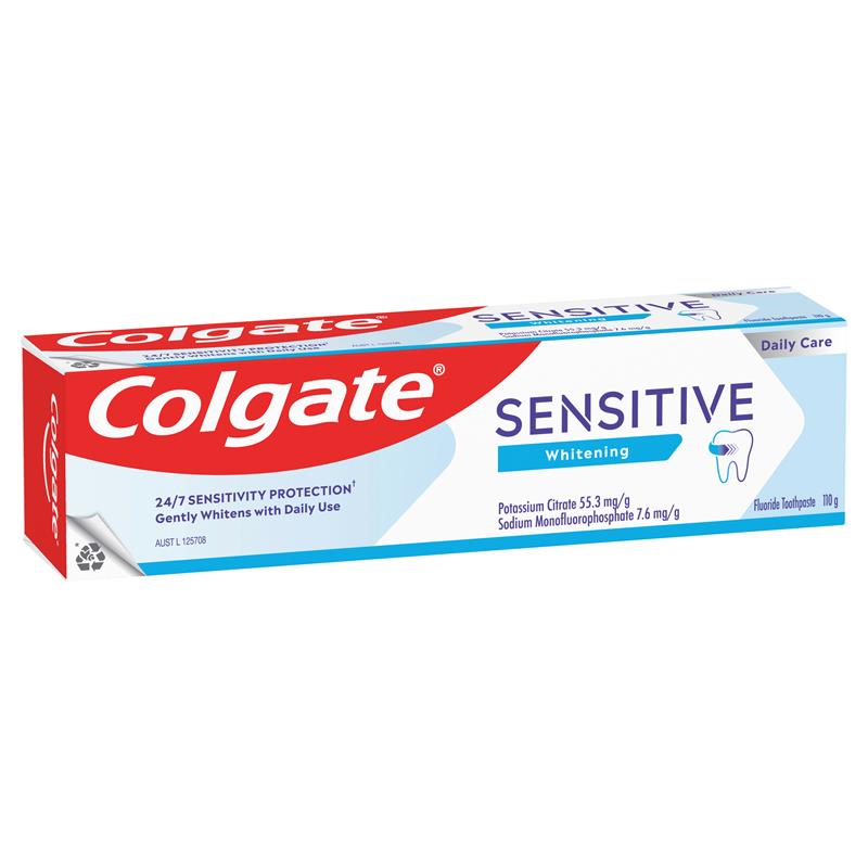 Load image into Gallery viewer, Colgate Toothpaste Sensitive Teeth Pain Whitening 110g
