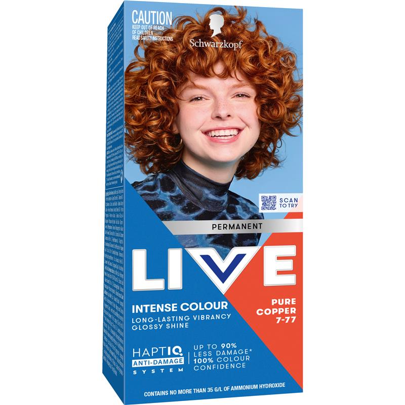 Load image into Gallery viewer, Schwarzkopf Live Colour Permanent 7.77 Pure Copper
