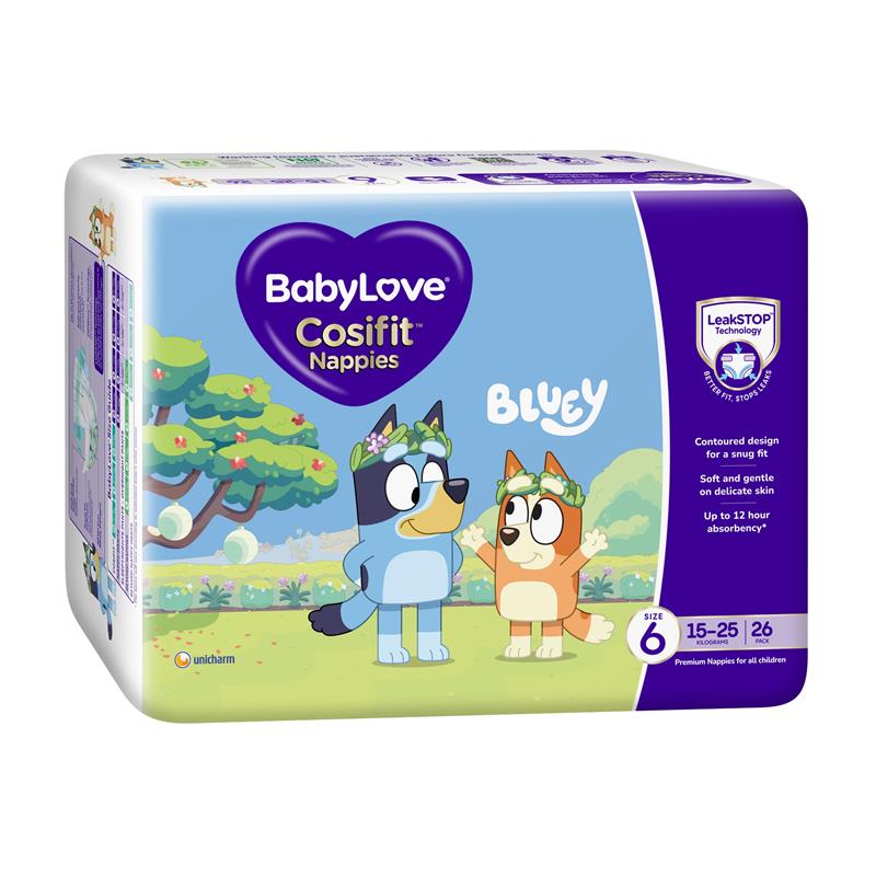 Load image into Gallery viewer, BabyLove Cosifit Nappies Size 6 (15-25kg) 26 Pack
