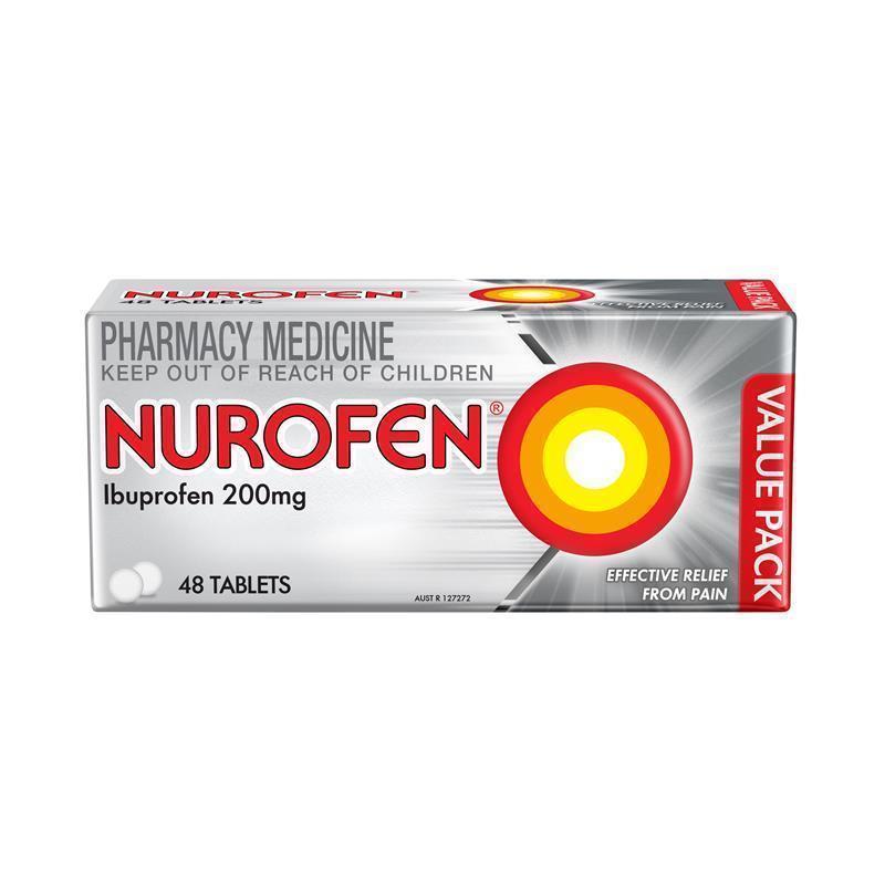 Load image into Gallery viewer, Nurofen Pain Relief Tablets 48 Pack Ibuprofen 200mg
