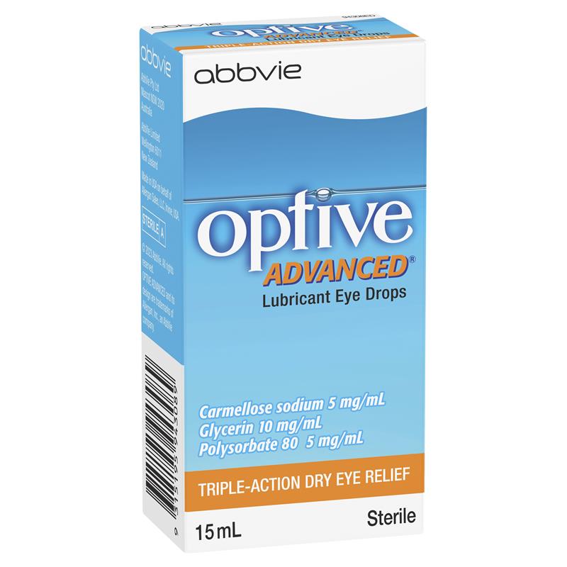 Load image into Gallery viewer, Optive Advanced Lubricant Eye Drops 15ml
