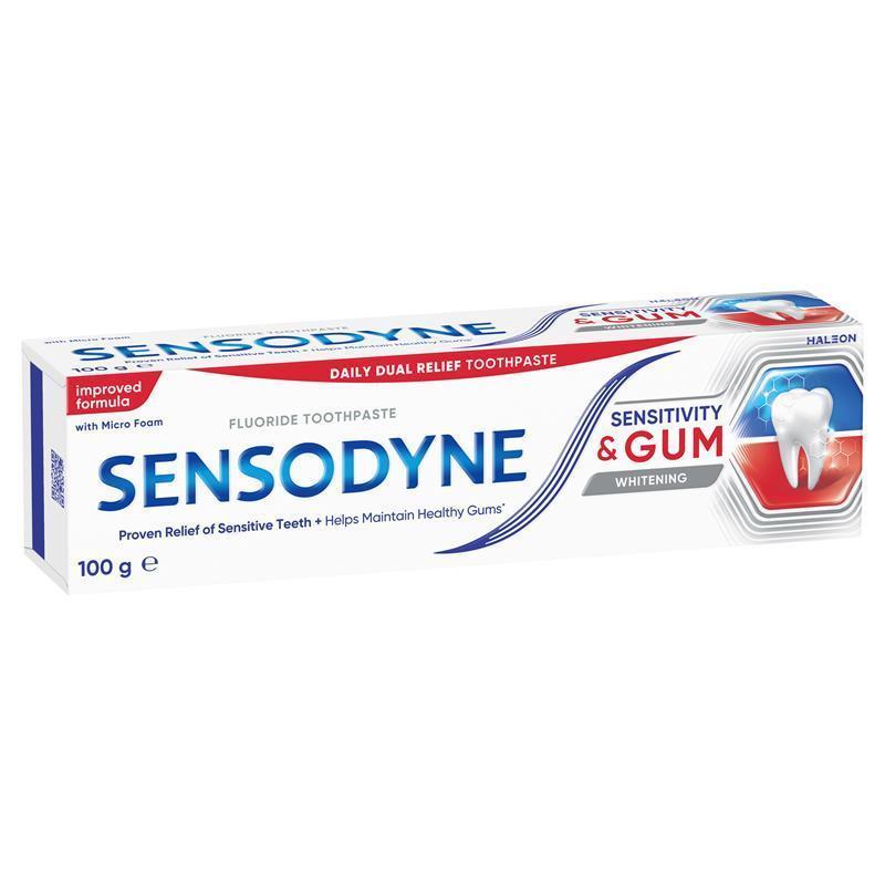 Load image into Gallery viewer, Sensodyne Toothpaste Sensitivity &amp; Gum Whitening 100g
