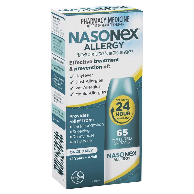Load image into Gallery viewer, Nasonex Allergy Non-Drowsy 24 Hour Nasal Spray 65 Sprays
