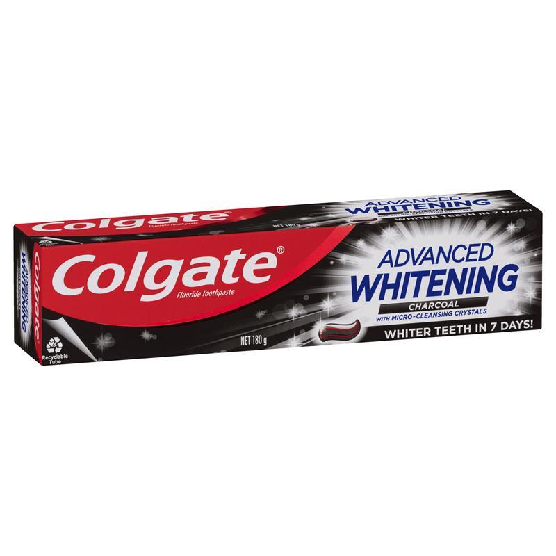 Load image into Gallery viewer, Colgate Toothpaste Advanced Whitening Charcoal 180g
