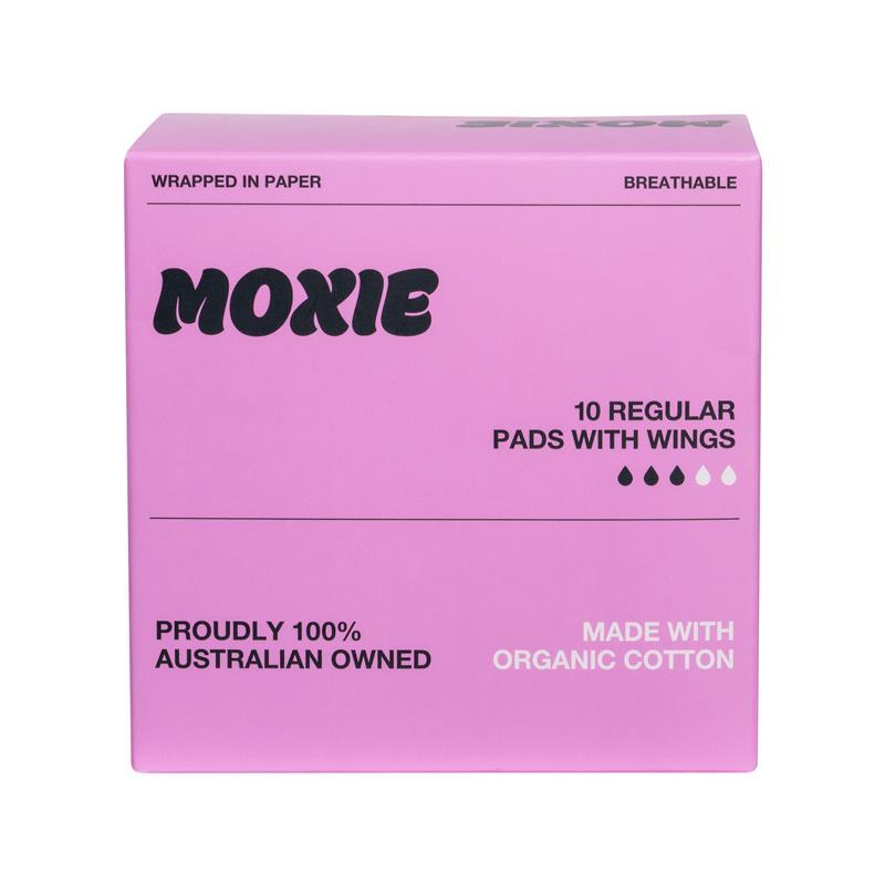 Load image into Gallery viewer, Moxie Organics Regular Daytime Pads 10 Pack
