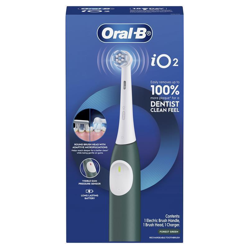 Load image into Gallery viewer, Oral B Power Toothbrush iO 2 Series Electric Forest Green

