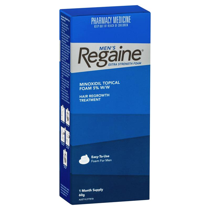 Load image into Gallery viewer, Regaine Mens 5% Minoxidil Foam Hair Regrowth Treatment 60g
