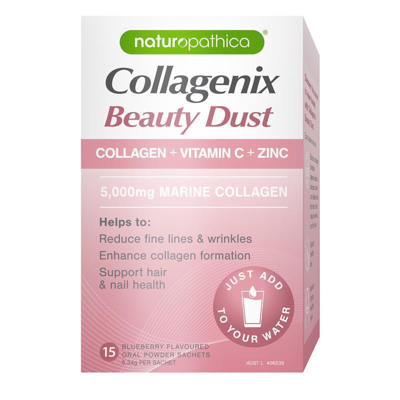 Load image into Gallery viewer, Naturopathica Collagenix Beauty Dust 5000mg 15 x 50g Sachets

