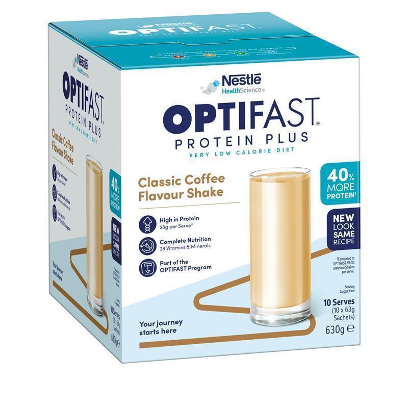Load image into Gallery viewer, Optifast VLCD Protein Plus Shake Coffee 10 Pack 630g

