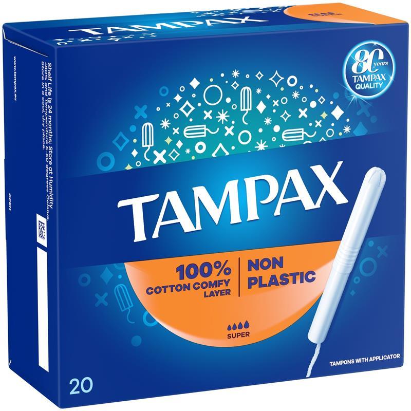 Load image into Gallery viewer, Tampax Super Tampons with Applicator 20 Pack

