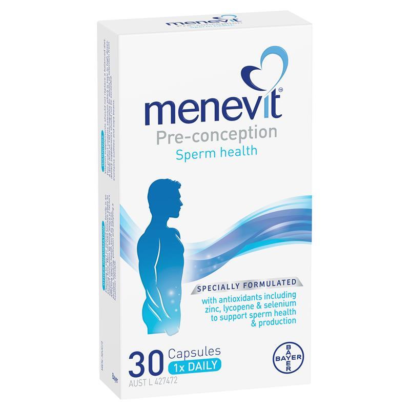 Load image into Gallery viewer, Menevit Pre-Conception Sperm Health 30 Capsules
