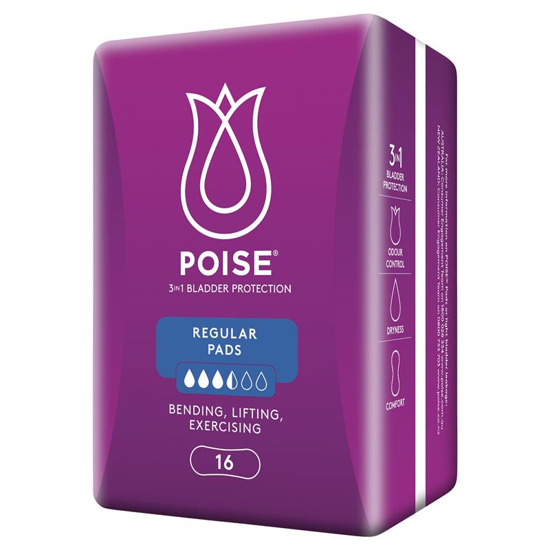 Load image into Gallery viewer, Poise Pads Regular 16 Pack
