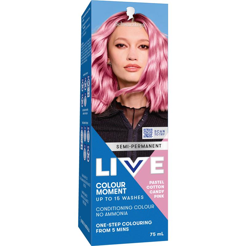 Load image into Gallery viewer, Schwarzkopf Live Colour Pastels Cotton Candy Pink 75ml
