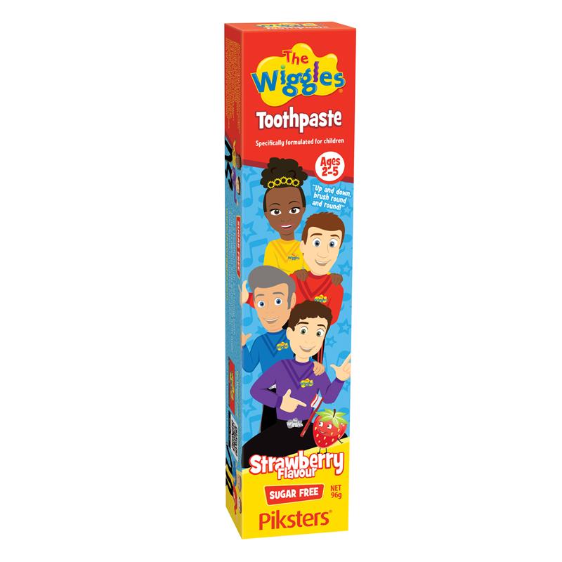 Load image into Gallery viewer, Piksters The Wiggles Toothpaste Sugar Free Strawberry Ages 2-5 96g
