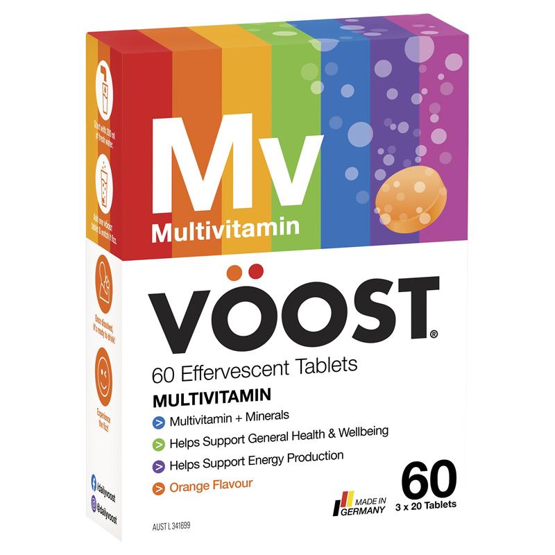 Load image into Gallery viewer, Voost Multivitamin Effervescent 60 Pack Exclusive Size
