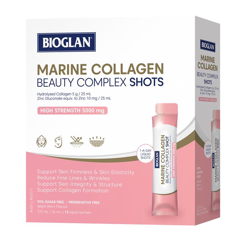 Load image into Gallery viewer, Bioglan Marine Collagen Beauty Complex 25ml x15 Shots
