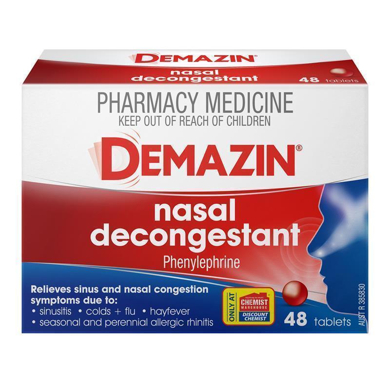 Load image into Gallery viewer, Demazin Nasal Decongestant 48 Tablets
