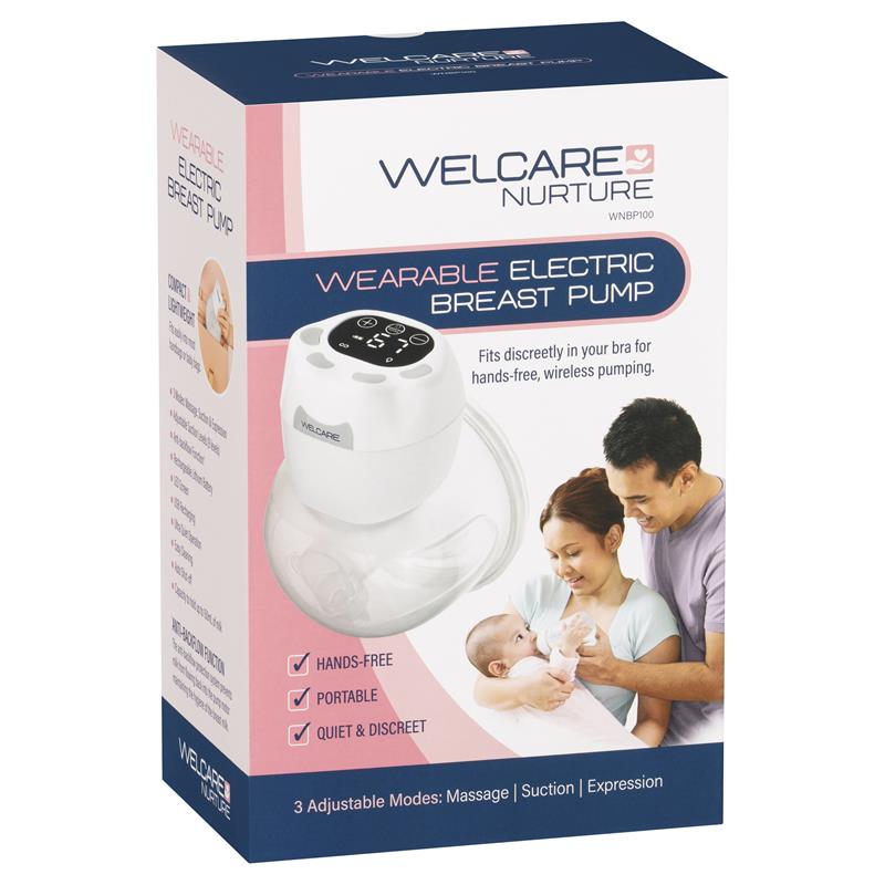 Load image into Gallery viewer, Welcare Wearable Electric Breast Pump USB C Rechargeable
