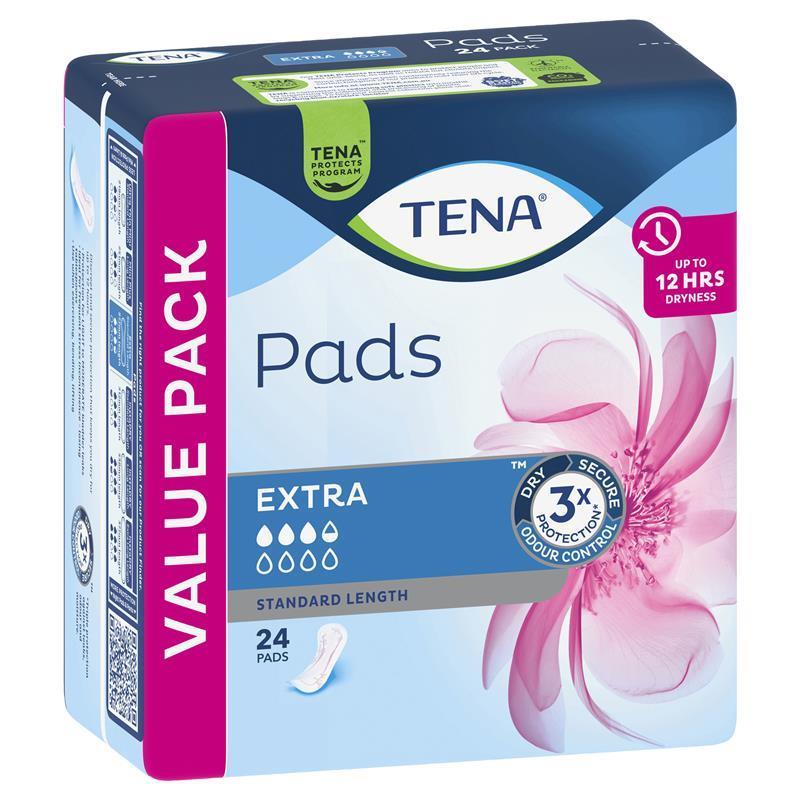 Load image into Gallery viewer, TENA Pad Extra Standard 24 Pack
