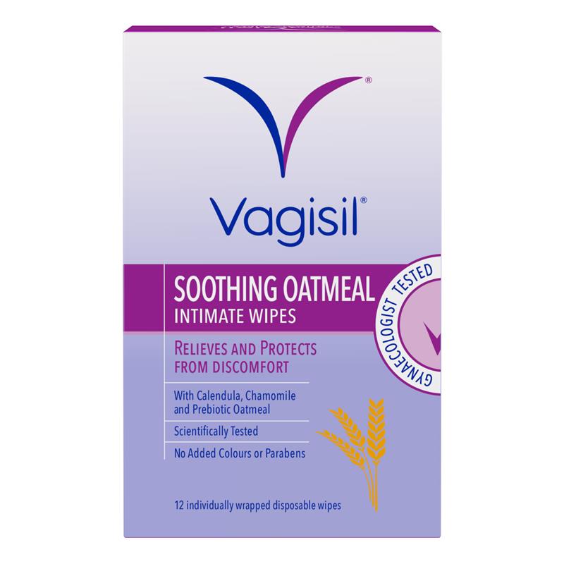 Load image into Gallery viewer, Vagisil Soothing Oatmeal Wipes 12pk
