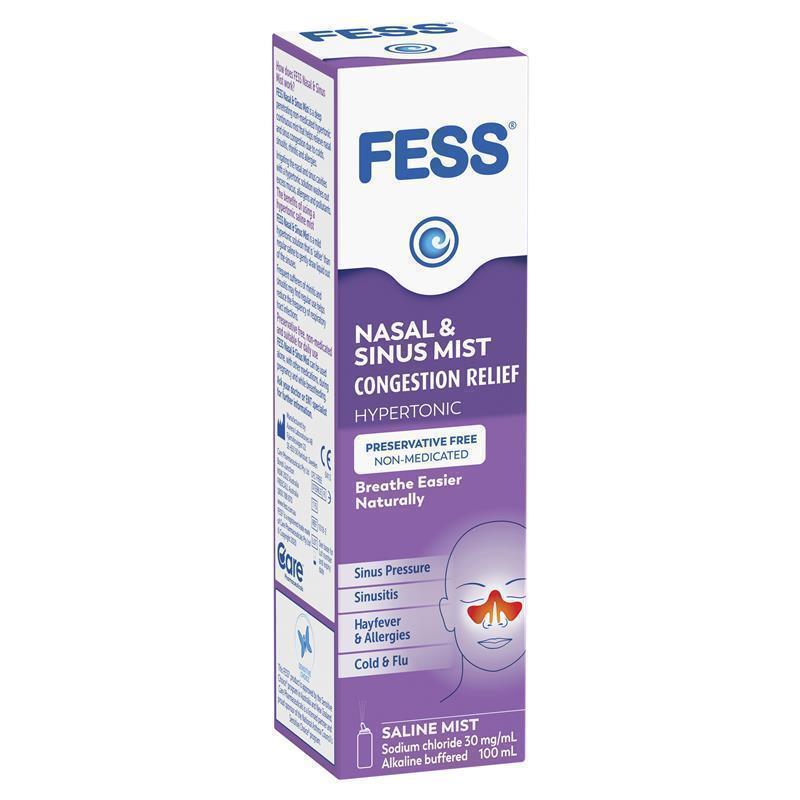 Load image into Gallery viewer, Fess Nasal &amp; Sinus Saline Mist 100ml
