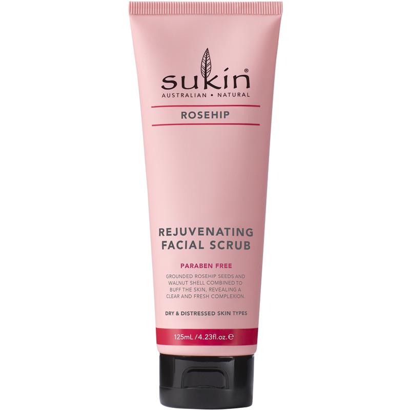 Load image into Gallery viewer, Sukin Rosehip Rejuvenating Facial Scrub 125ml
