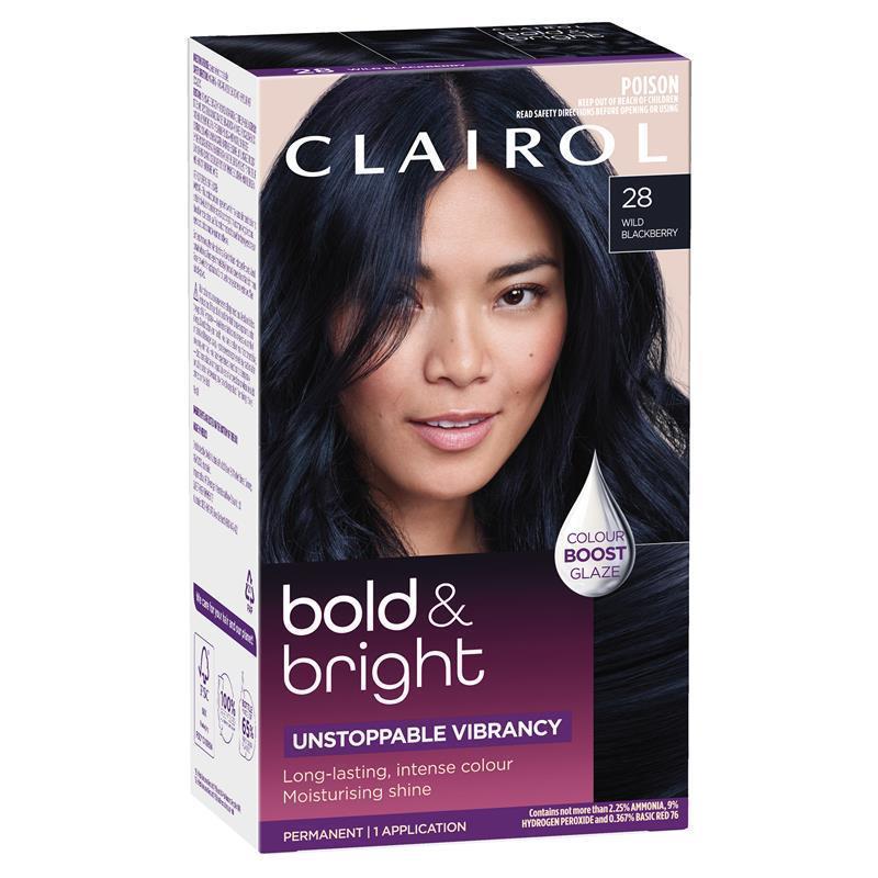 Load image into Gallery viewer, Clairol Bold &amp; Bright Permanent Hair Colour 28 Wild Blackberry
