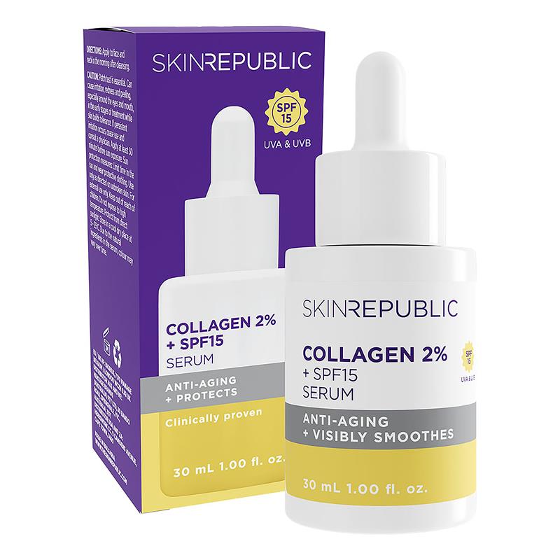 Load image into Gallery viewer, Skin Republic Collagen 2% + SPF Serum 30ml
