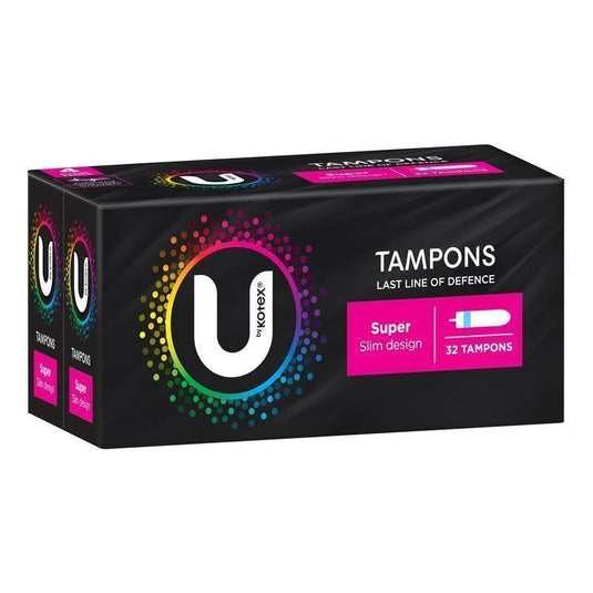 U by Kotex Slim Tampons Super 32 Pack
