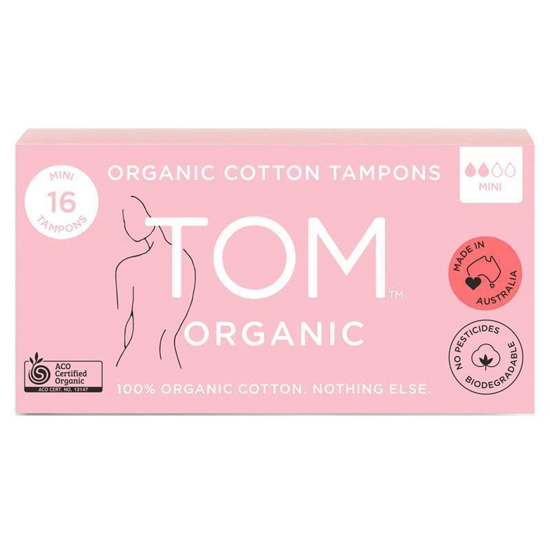 Load image into Gallery viewer, TOM Organic Tampons Mini 16 Pack
