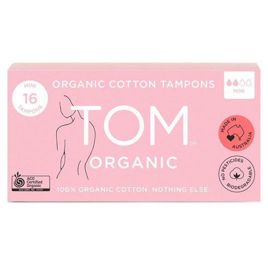 TOM Organic Tampons Mini 16 Pack