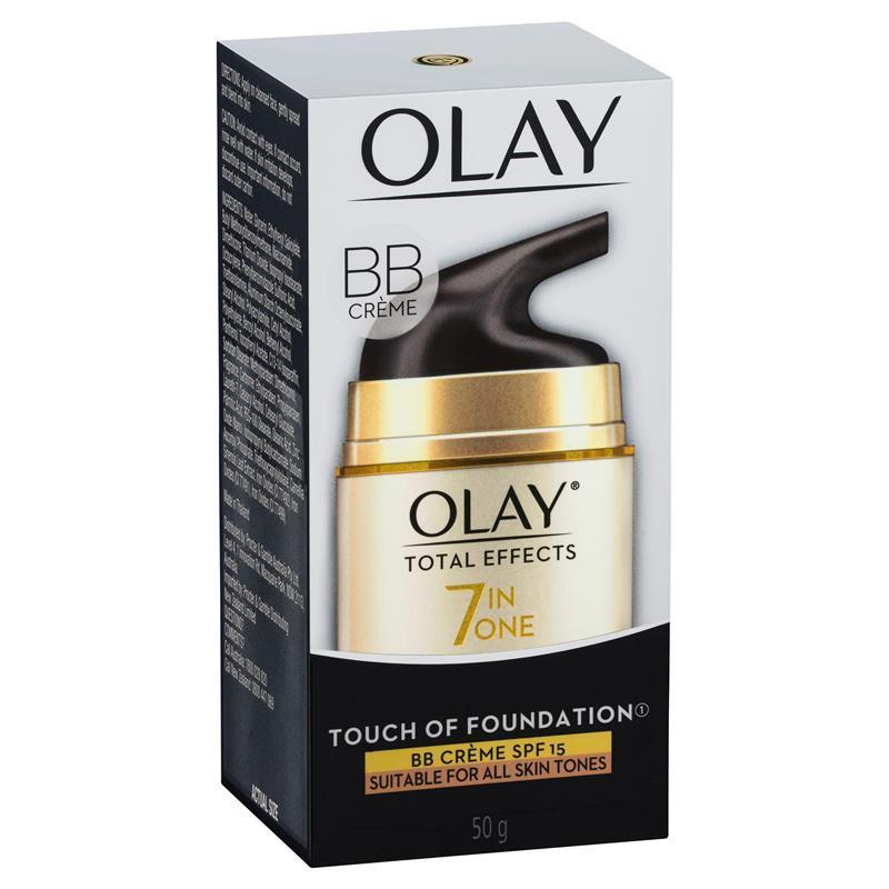 Load image into Gallery viewer, Olay Total Effects 7 in One Touch of Foundation Face Cream BB Crème SPF 15 50g
