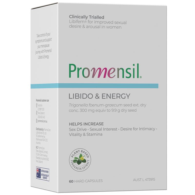 Load image into Gallery viewer, Promensil Libido &amp; Energy 60 Capsules

