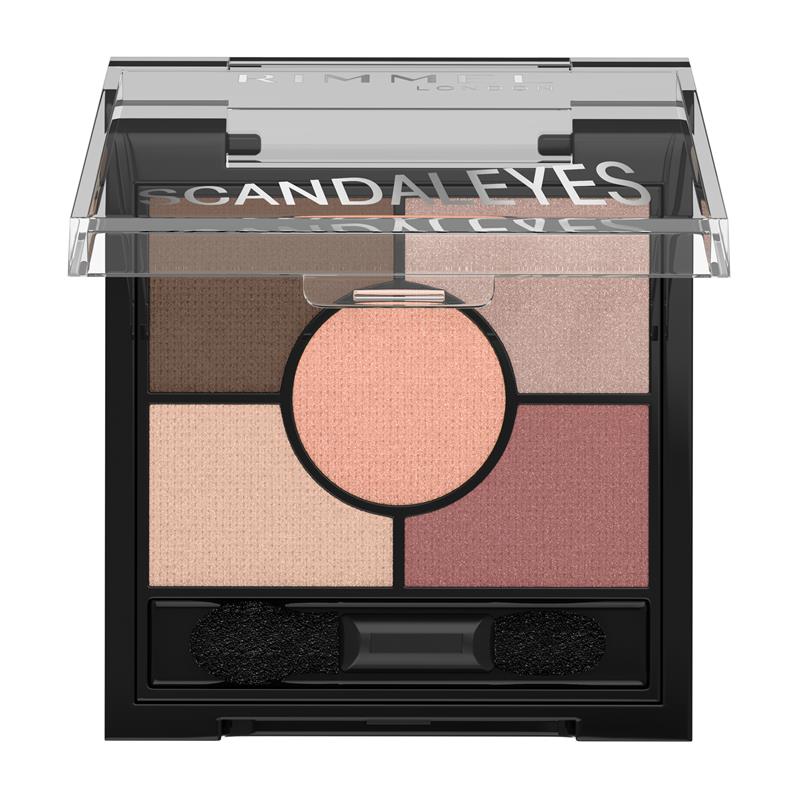 Load image into Gallery viewer, Rimmel Scandaleyes 5 Pan Reno 03 Rose Quartz
