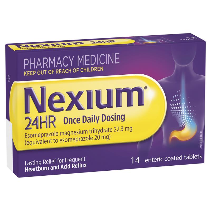 Load image into Gallery viewer, Nexium 24hr Heartburn &amp; Acid Reflux Relief 20mg 14 Tablets
