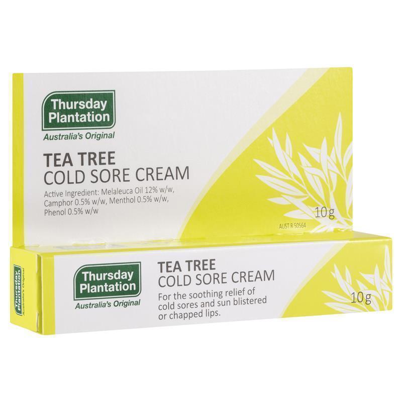 Load image into Gallery viewer, Thursday Plantation Tea Tree Cold Sore Cream 10g
