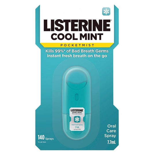 Listerine Pocketmist Oral Care Spray Cool Mint 7.7mL