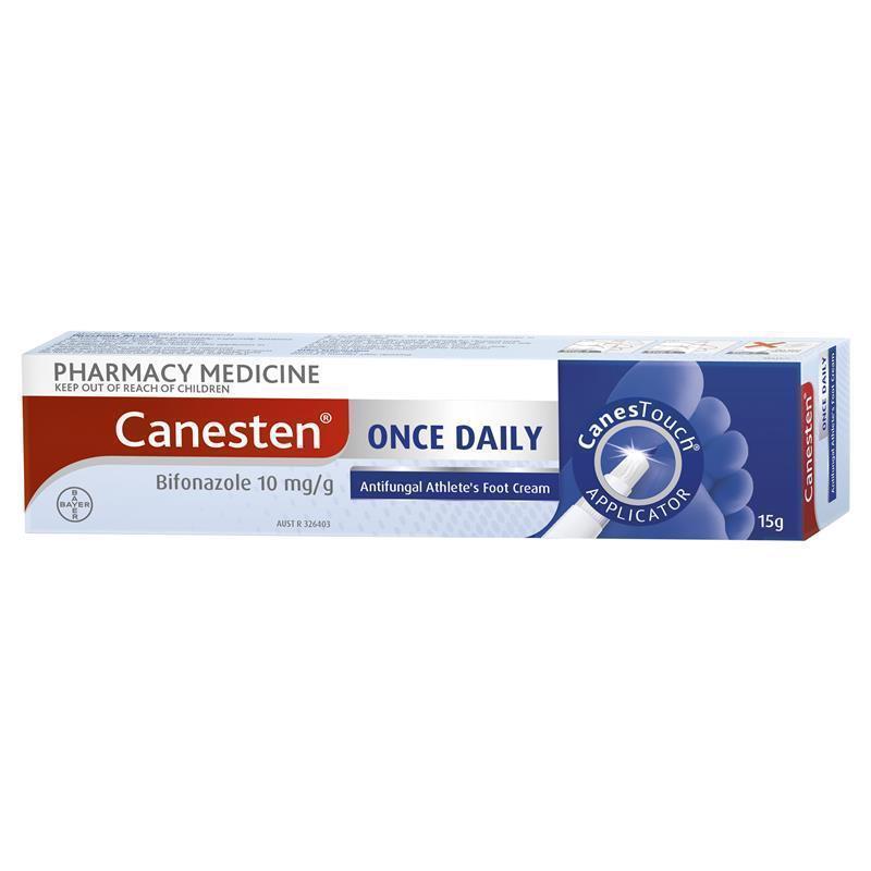 Load image into Gallery viewer, Canesten Once Daily Antifungal Athletes Foot Cream with Applicator 15g

