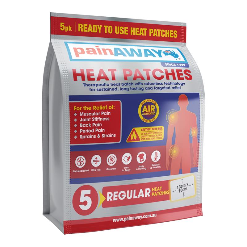 Load image into Gallery viewer, Pain Away Heat Patches Regular 5 Pack
